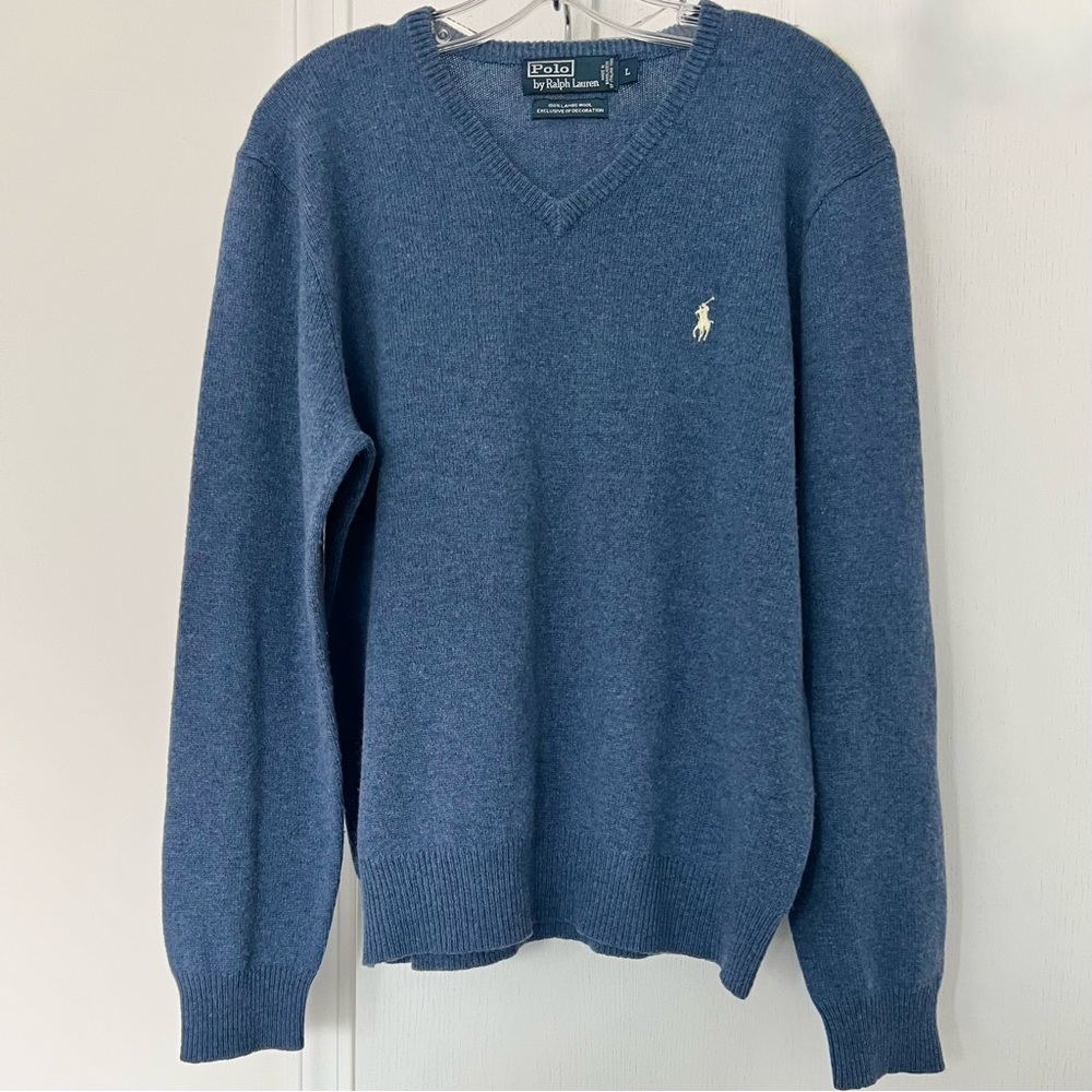 Wool Polo Ralph Lauren V-Neck Sweater